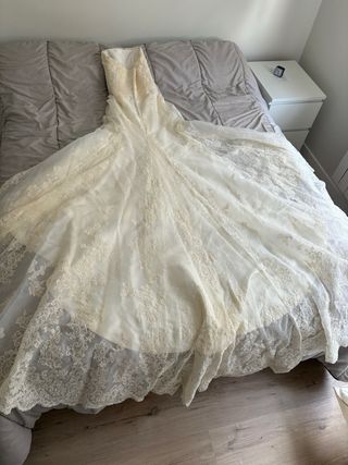 Vestido de Novia Blanco Encaje