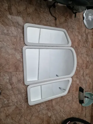 Espejos de plástico y cristal