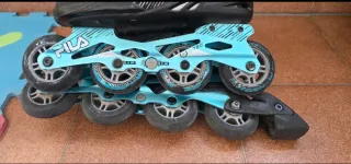 Funda para patines infantiles azul