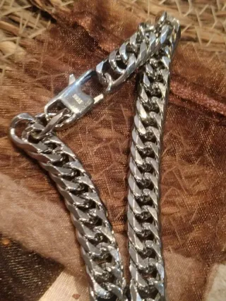 Pulsera Plata Tibetana 22cm