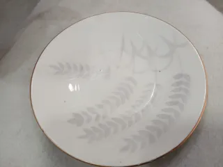 Taza y platillo Castro Sargadelos pintados a mano