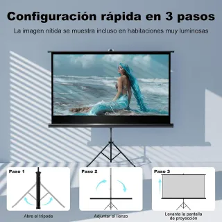 Pantalla Proyector Trípode 60