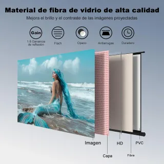 Pantalla Proyector Trípode 60
