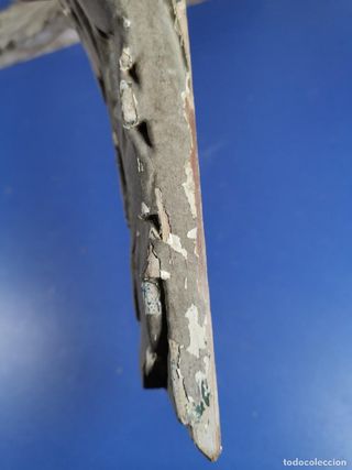 Remates Columna Policromado Fragmentos