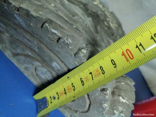 Remates Columna Policromado Fragmentos