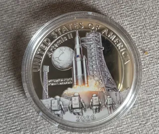 Moneda Conmemorativa Artemis II 2026