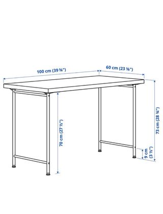 Mesa de escritorio Ikea blanca