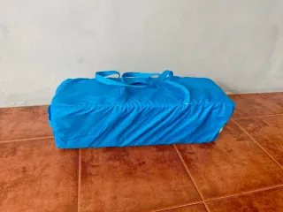 Cuna de viaje con colchón látex
