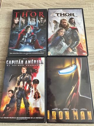 4 Películas Marvel DVD