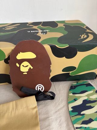 BAPE Zapatillas Deportivas Rosa y Amarillo