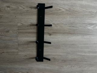 Perchero de pared negro
