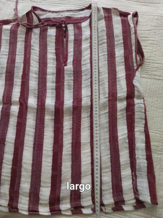 CAMISA TOP RAYAS MI&CO talla XS