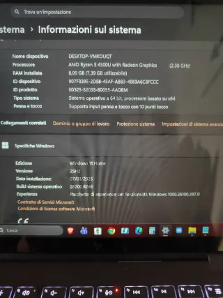 HP Envy x360 8GB RAM 500GB SSD