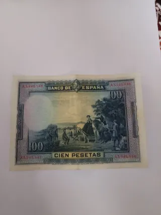 Billete 100 Pesetas España 1928