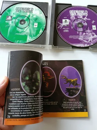 Oddworld: Abe's Exoddus PS1 PAL