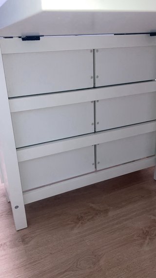 Mesa abatible blanca madera Ikea NORDEN