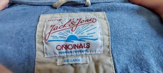 Chaqueta Bomber Beige y Gris