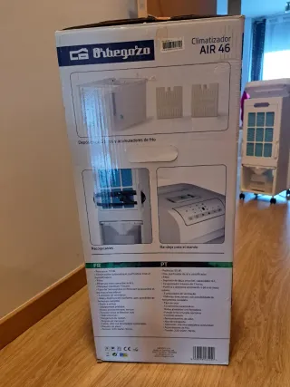 Climatizador evaporativo Orbegozo AIR 46 de 55W.