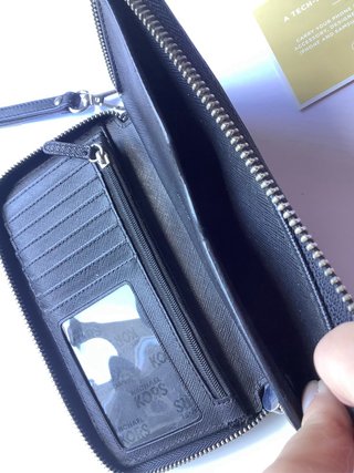 Portafoglio Michael Kors Pelle Saffiano Nero