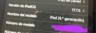 iPad 6ª Gen Plata