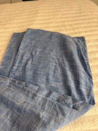 Pantalón lino Stradivarius azul nuevo