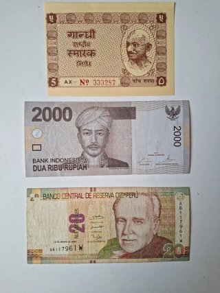 Lote de Billetes Extranjeros