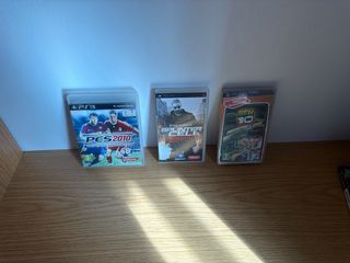 Lote Juegos PS2, PS3 y PSP