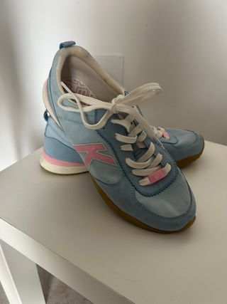 Sneakers sportive Kelme blu e rosa