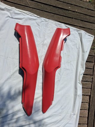 Carrocería Yamaha Roja y Blanca