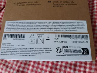 Kindle paperwhite Amazon ebook Reader