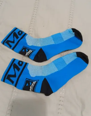 Calcetines Ciclismo azul marca Monton Talla Única