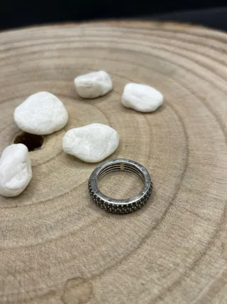 Anillo Thomas Sabo Plata y Negro