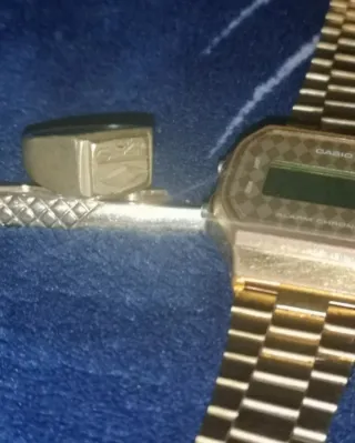 Lote  Retro-vintage, reloj anillo pisa corbatas