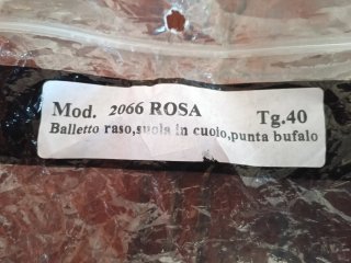 Scarpe da punta danza balletto in raso rosa Daniel