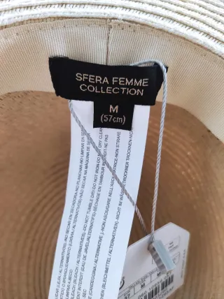 Sombrero Sfera Talla M Negro Beige