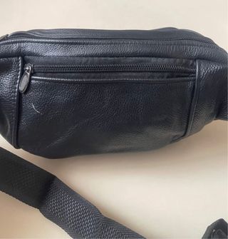 Borsello vera pelle nero