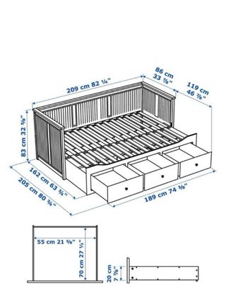 Cama nido Ikea Hemnes