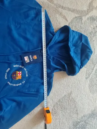 Sudadera FC Barcelona Autentica Azul para niño, Ta