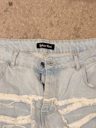 Shorts jeans strappati Lukas Nimi
