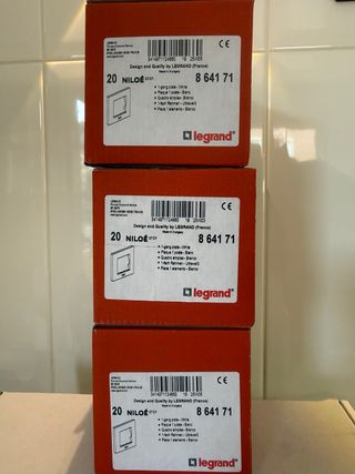 864171  Legrand Cuadro Simple Blanco