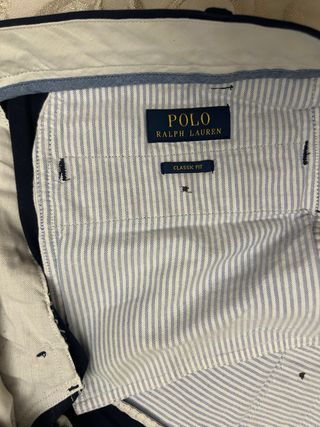 PantalónChino Ralph LaurenMarino T48B(grande)NUEVO