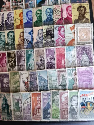 Sellos España 2º Centenario Usados