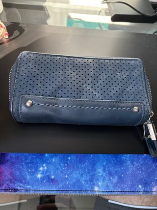 Portafoglio donna blu