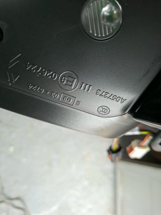 Retrovisor C4 Picasso Negro