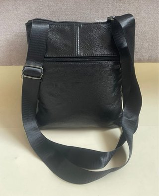 Borsello vera pelle nero