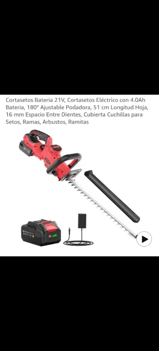 Tagliasiepi Bamse MR8502 21V