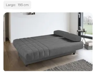 Sofá cama con funda, no se envía, solo recogida.