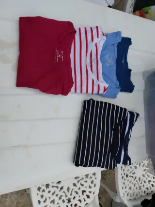 Lote camisetas, manga corta y larga. Varias tallas