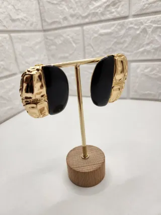 Pendientes Vintage Acero Quirúrgico Chapado Oro