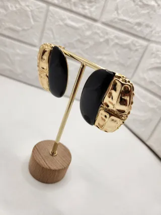 Pendientes Vintage Acero Quirúrgico Chapado Oro